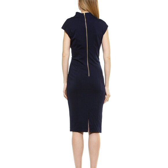 Alexia Admor Katrina Midi Dress NWOT - Small - Picture 2 of 12